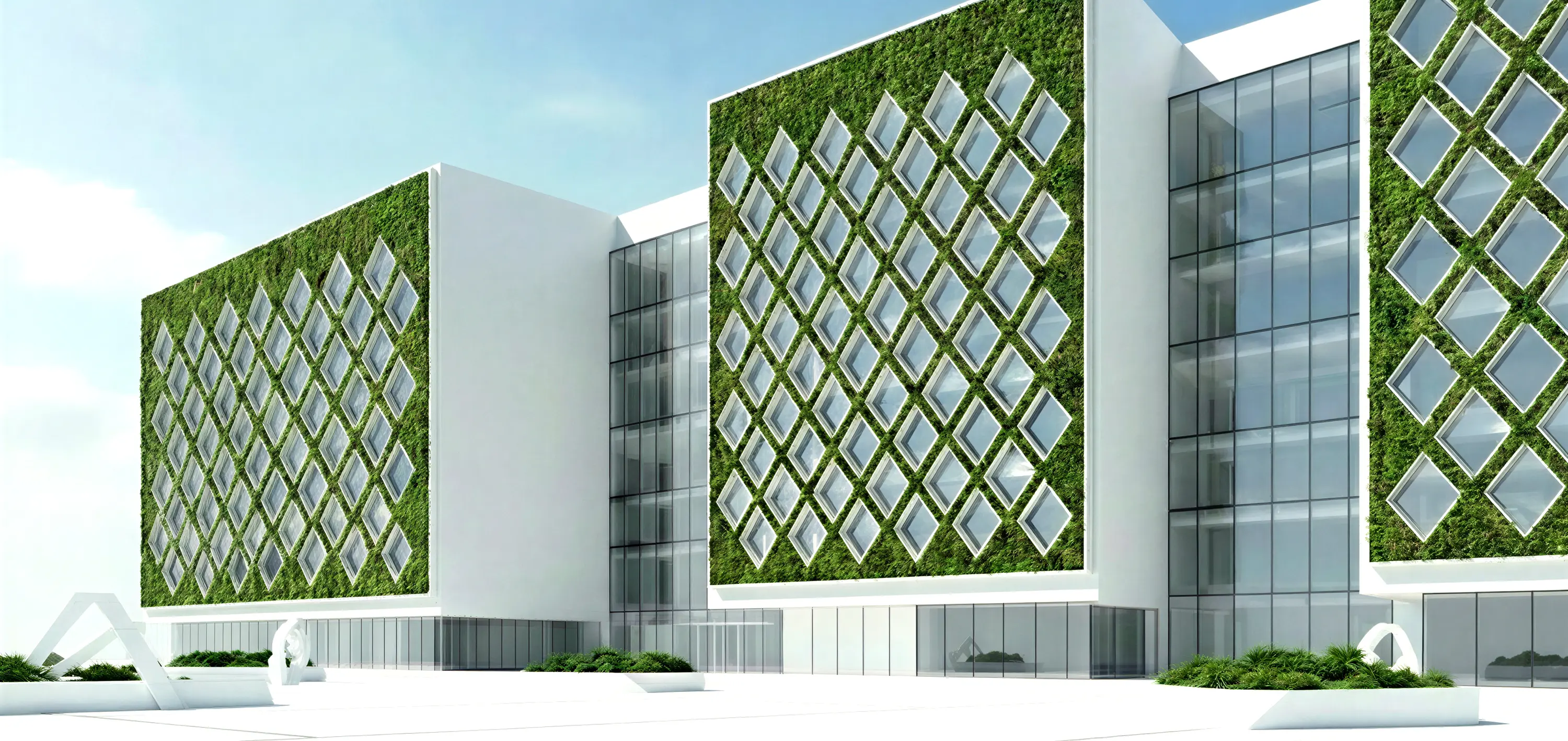 Alive Labs green wall installed on a data center