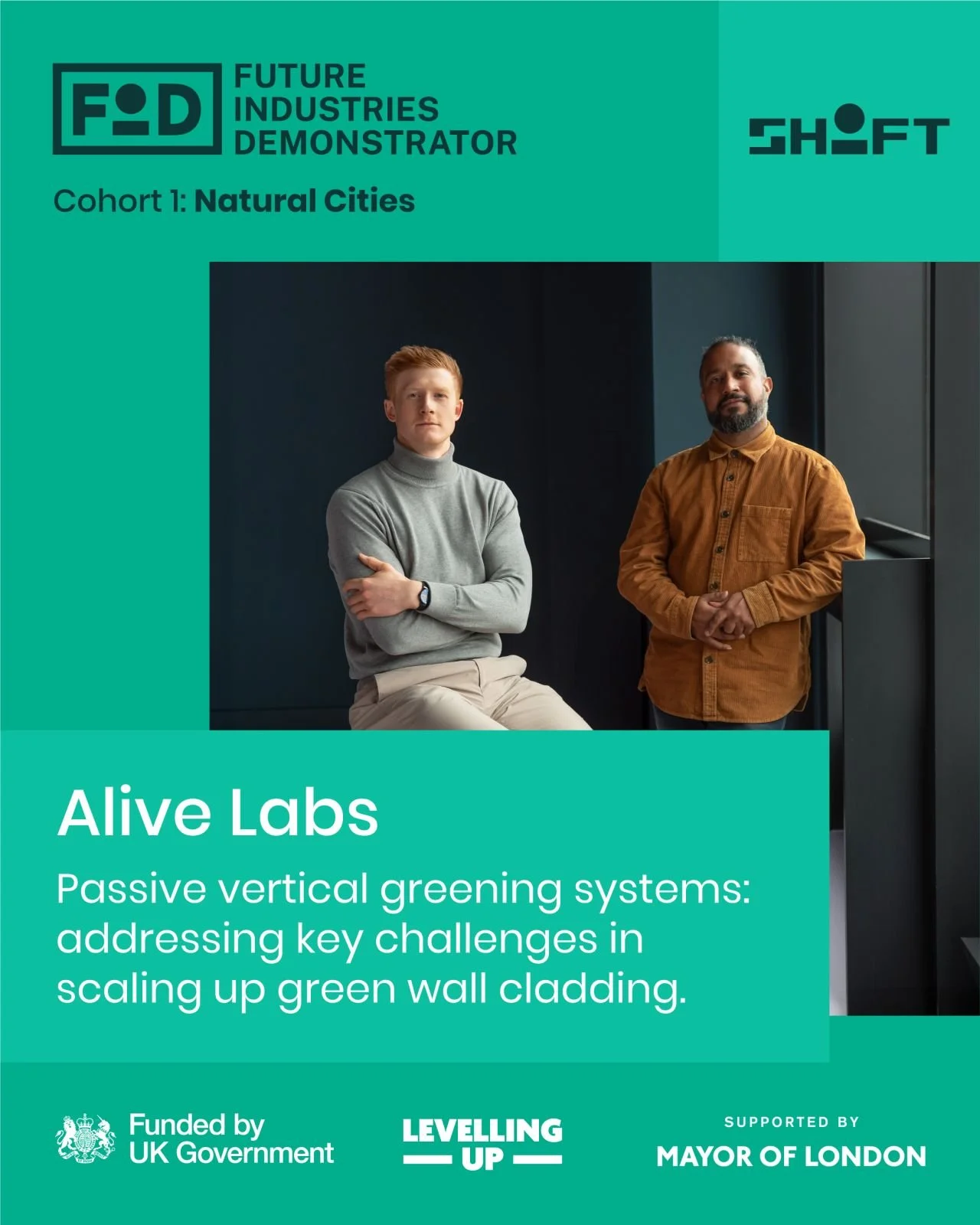 Alive Labs secures place on SHIFT Future Industries Demonstrator